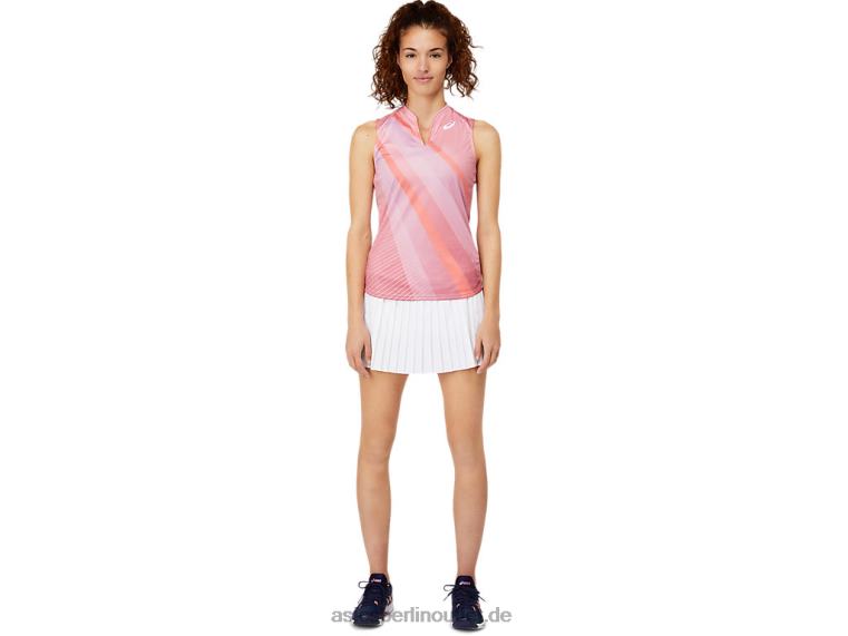 Match-Grafik-Tanktop für Damen BL4N3661Asics rauchige Rose