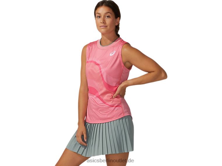 Match-Grafik-Tanktop für Damen BL4N3933Asics Pfirsichblütenblatt