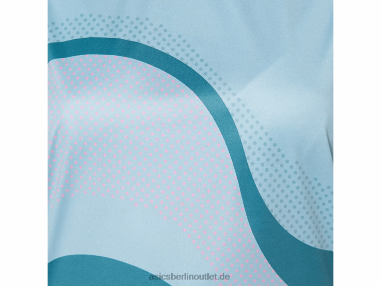 Match-Grafik-Tanktop für Damen BL4N4045Asics rauchblau