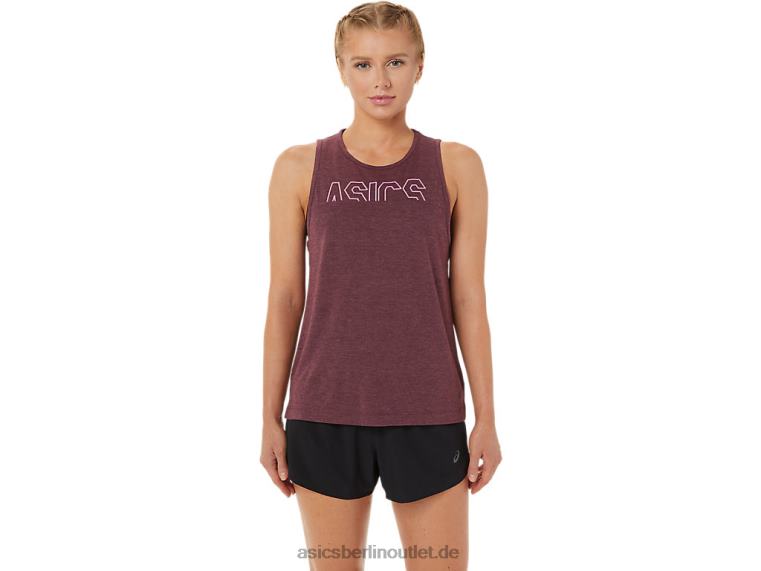 Muskeltank für Damen BL4N3666Asics tiefes Marsheidekraut/Drachenfrucht