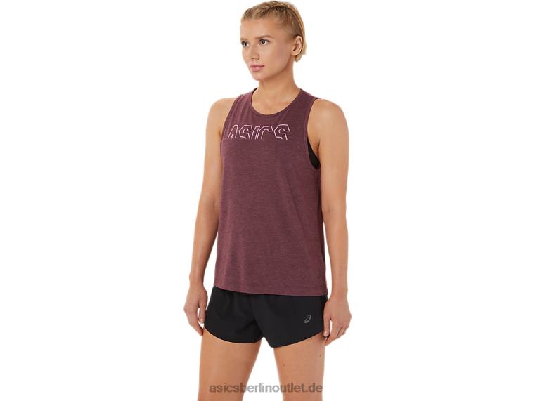 Muskeltank für Damen BL4N3666Asics tiefes Marsheidekraut/Drachenfrucht