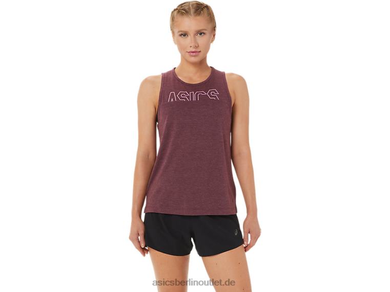 Muskeltank für Damen BL4N3666Asics tiefes Marsheidekraut/Drachenfrucht