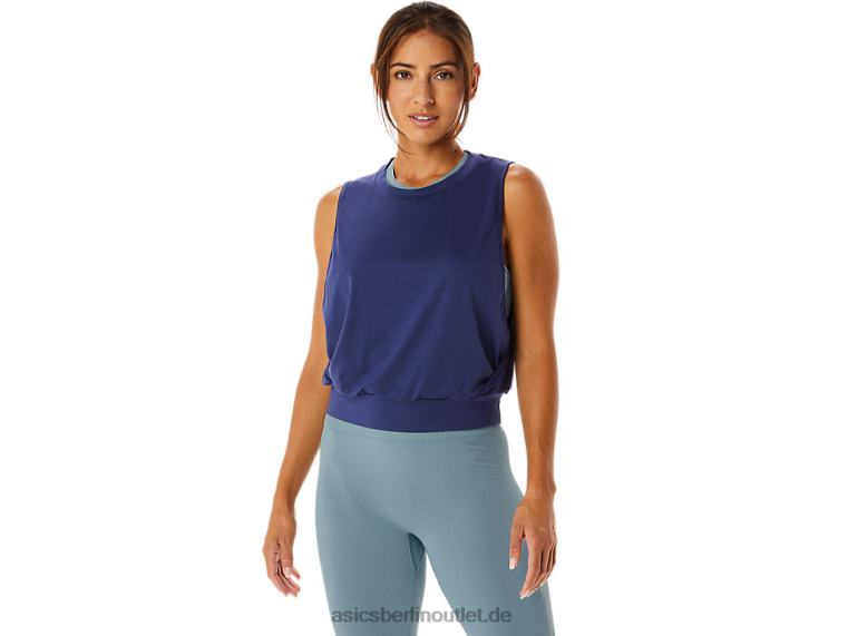 Nagino Flex ärmelloses Oberteil für Damen BL4N2145Asics Indigo Blau