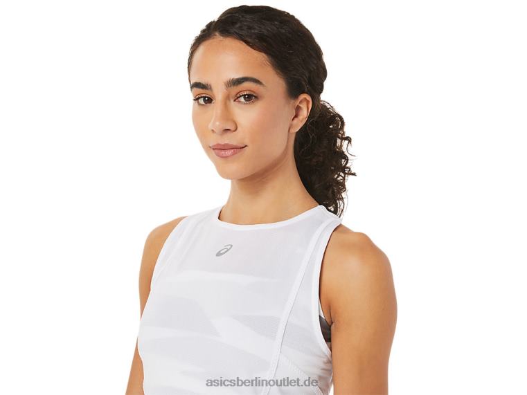 Neues, starkes 92-Tanktop für Damen BL4N3279Asics strahlend weiß
