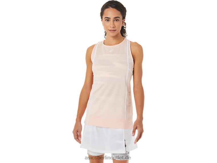 Neues, starkes 92-Tanktop für Damen BL4N3285Asics Brise/Brillantweiß