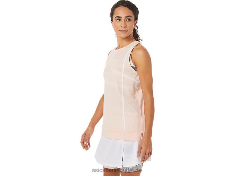 Neues, starkes 92-Tanktop für Damen BL4N3285Asics Brise/Brillantweiß