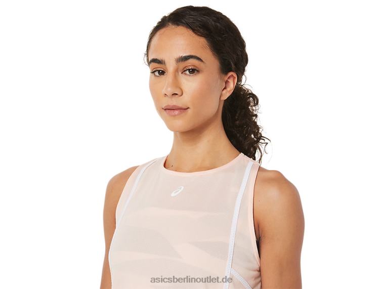 Neues, starkes 92-Tanktop für Damen BL4N3285Asics Brise/Brillantweiß