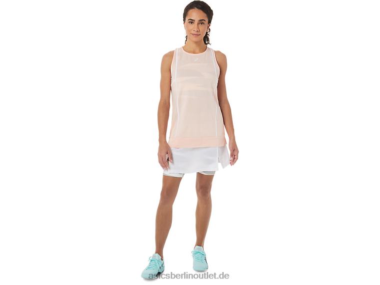 Neues, starkes 92-Tanktop für Damen BL4N3285Asics Brise/Brillantweiß