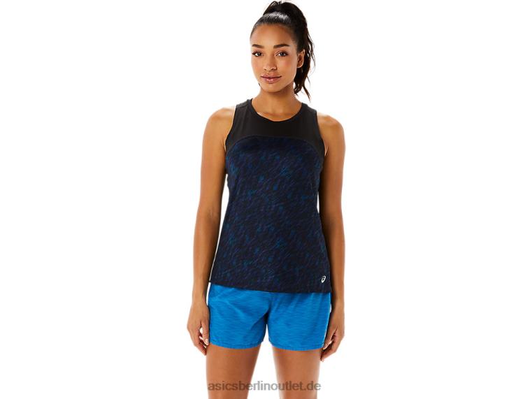 Pr Lyte Run-Tanktop für Damen BL4N3486Asics Nachtschatten/Seefahrt-Druck