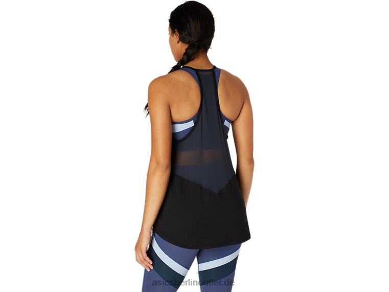 Tanktop für Damen BL4N3755Asics Leistung schwarz