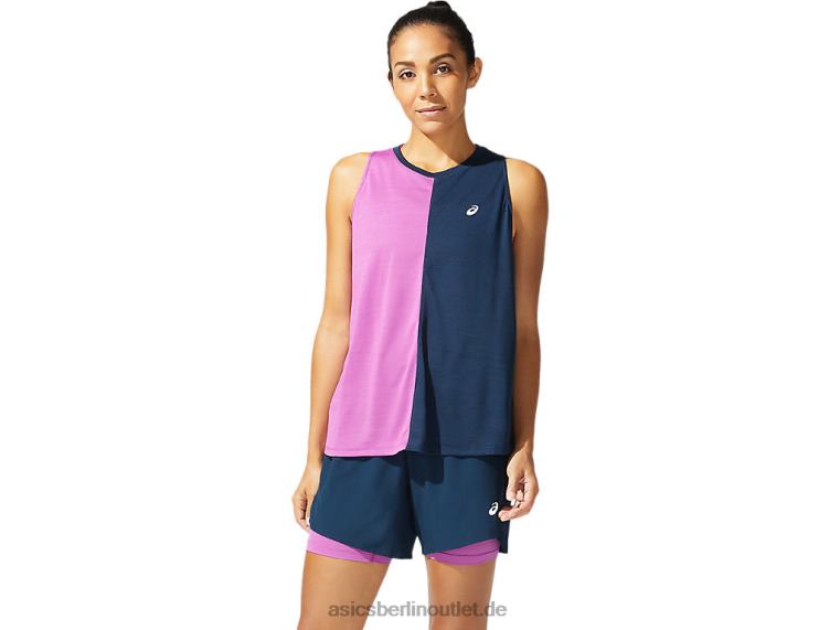 Tokio-Tanktop für Damen BL4N4041Asics Französisches Blau/digitale Traube