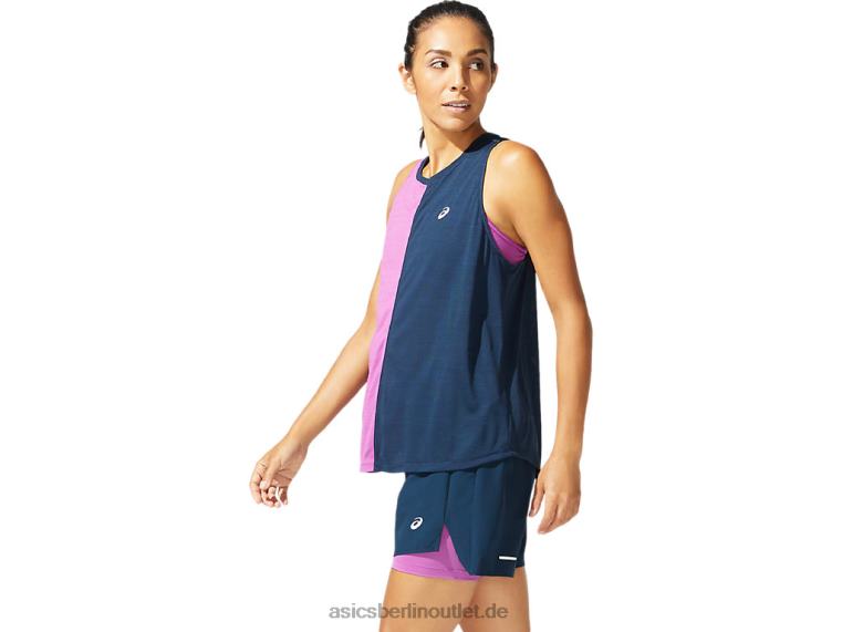 Tokio-Tanktop für Damen BL4N4041Asics Französisches Blau/digitale Traube