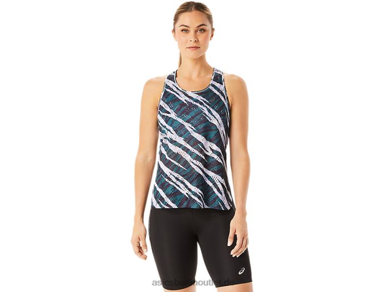 Ventilate Actibreeze Tank AOP für Damen BL4N3072Asics Nachtschatten/Samtkiefer