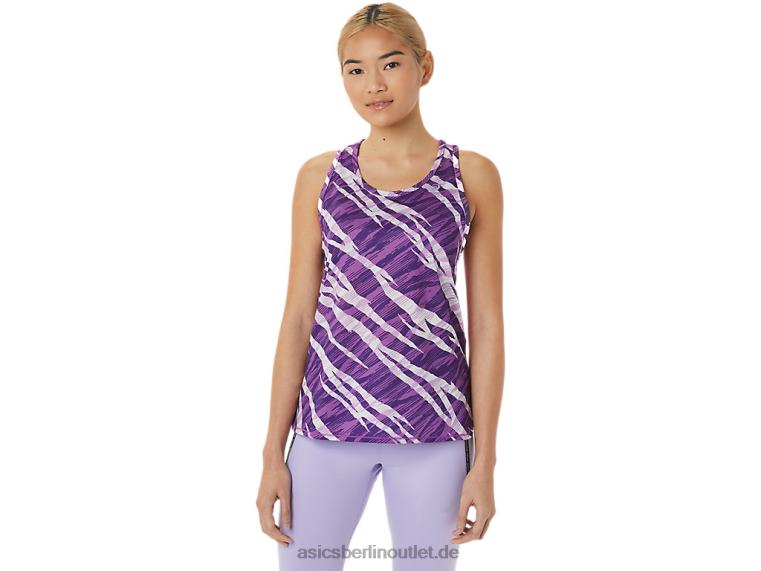 Wildes Camo-Tanktop für Damen BL4N3068Asics Orchideen-/Lavendelglanz