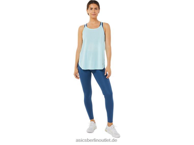 Ärmelloses Damenoberteil mit Schlitz BL4N3364Asics klares Blau