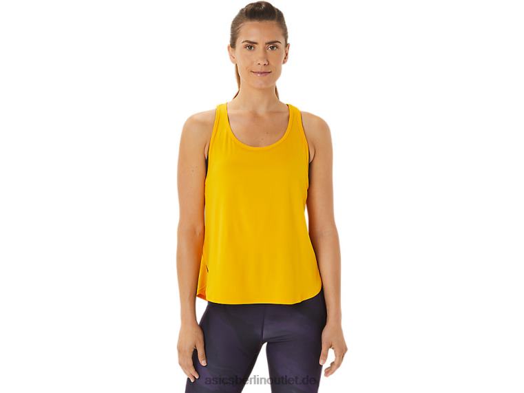Ärmelloses Damenoberteil mit Seitenschlitz BL4N2932Asics Sonnenblume
