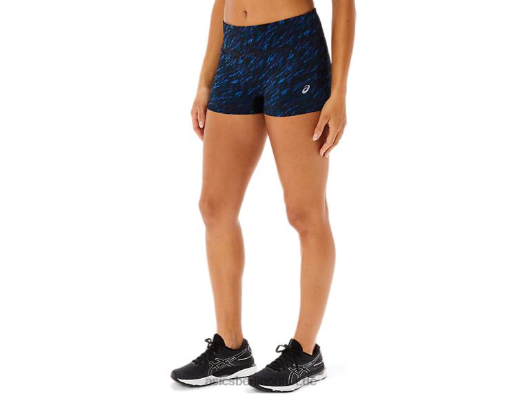 2-Zoll-Zugshorts für Damen BL4N3519Asics Nachtschatten/Seefahrt-Druck