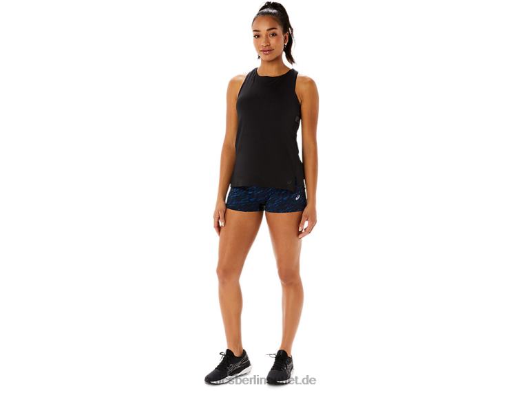 2-Zoll-Zugshorts für Damen BL4N3519Asics Nachtschatten/Seefahrt-Druck
