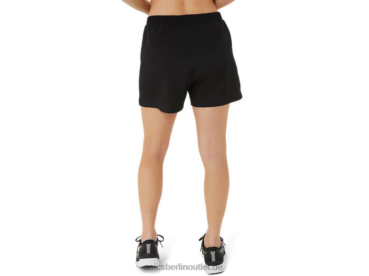 3-Zoll-Shorts für Damen, fertig eingestellt BL4N2909Asics Leistung schwarz/weiß