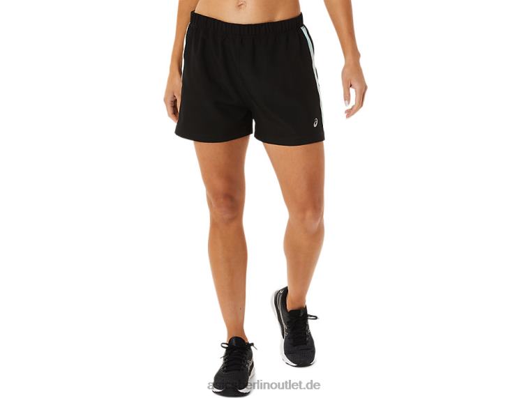 3-Zoll-Shorts für Damen, fertig eingestellt BL4N2917Asics Performance-Schwarz/Klarblau