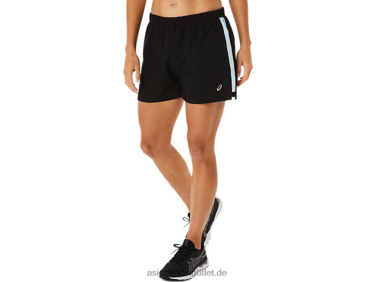 3-Zoll-Shorts für Damen, fertig eingestellt BL4N2917Asics Performance-Schwarz/Klarblau