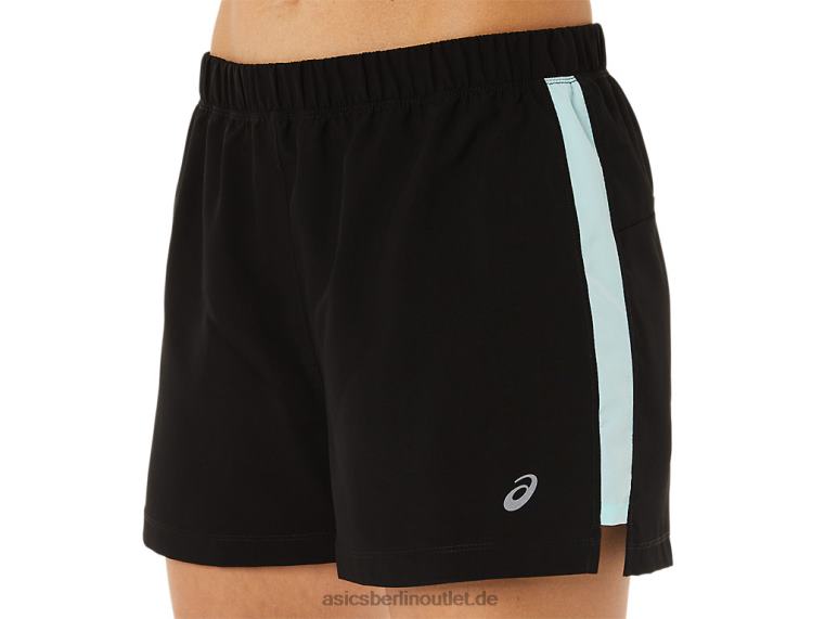 3-Zoll-Shorts für Damen, fertig eingestellt BL4N2917Asics Performance-Schwarz/Klarblau