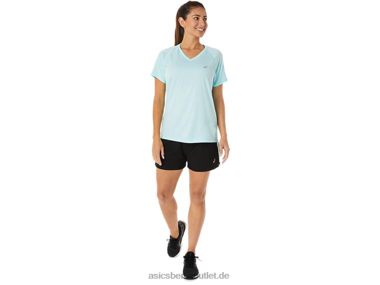 3-Zoll-Shorts für Damen, fertig eingestellt BL4N2917Asics Performance-Schwarz/Klarblau