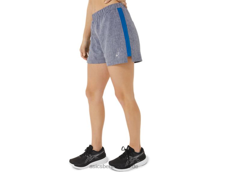 3-Zoll-Shorts für Damen, fertig eingestellt BL4N2947Asics Peacoat Heather/Lake Drive