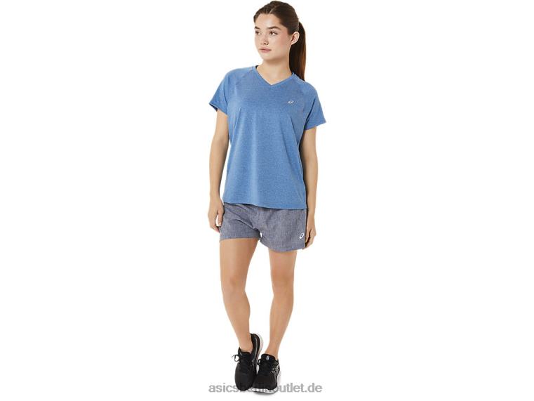 3-Zoll-Shorts für Damen, fertig eingestellt BL4N2947Asics Peacoat Heather/Lake Drive