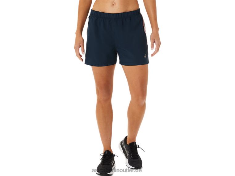 3-Zoll-Shorts für Damen, fertig eingestellt BL4N3339Asics Französischblau/kaum rosa