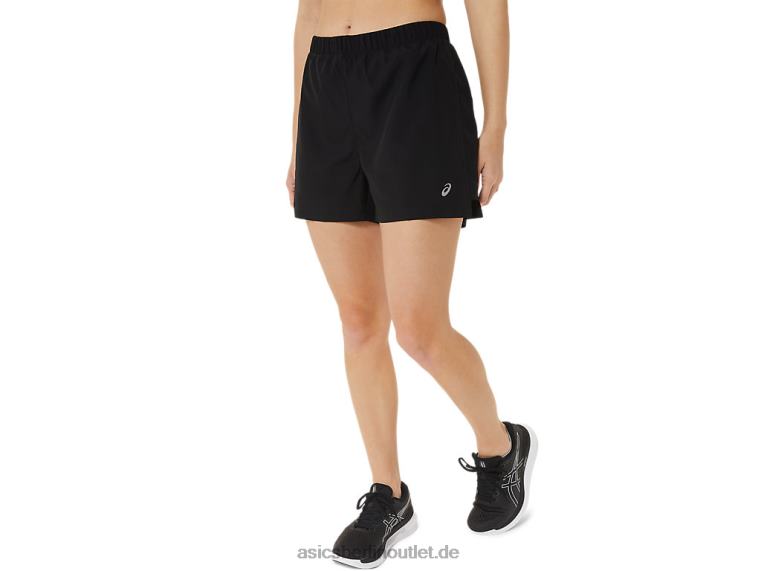 3-Zoll-Shorts für Damen, fertig eingestellt BL4N3457Asics Leistung schwarz