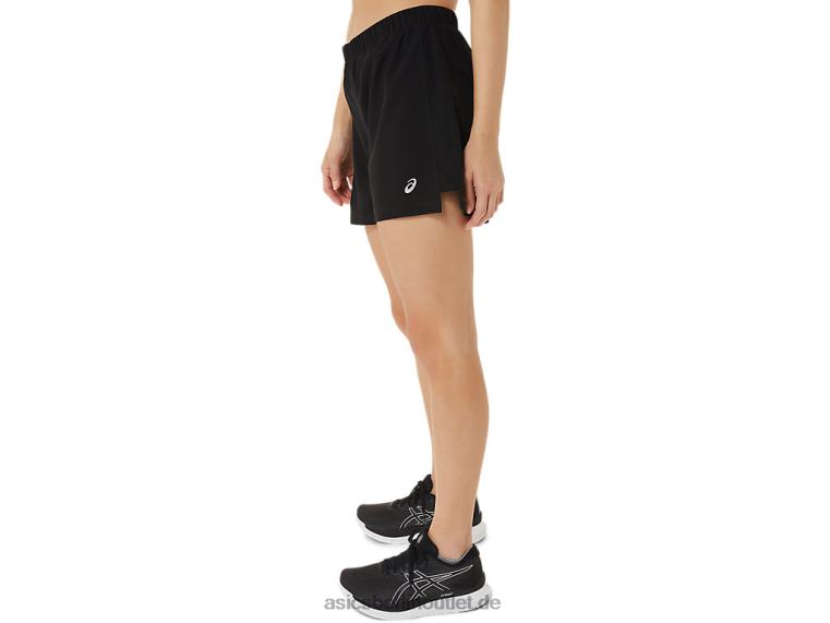 3-Zoll-Shorts für Damen, fertig eingestellt BL4N3457Asics Leistung schwarz