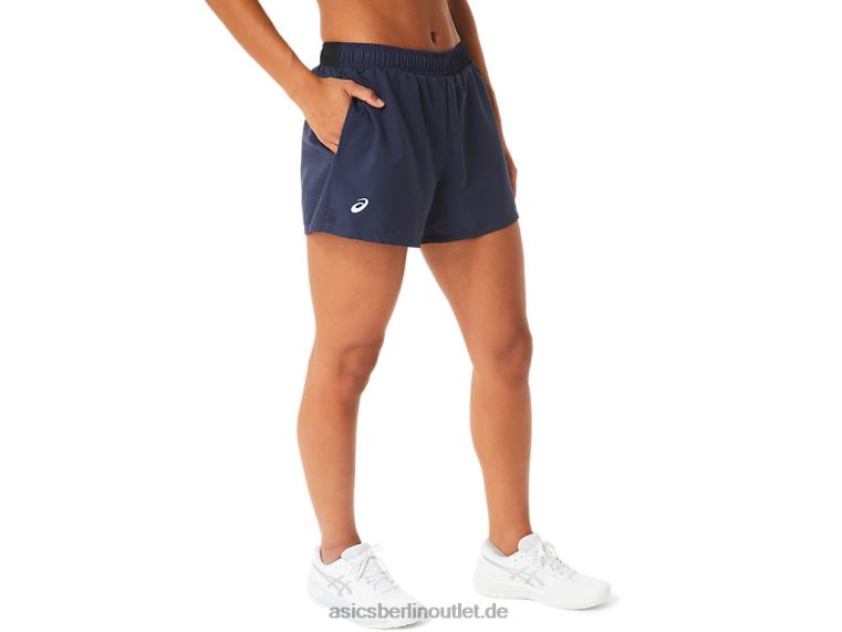 Damen-Courtshorts BL4N2450Asics Mitternacht