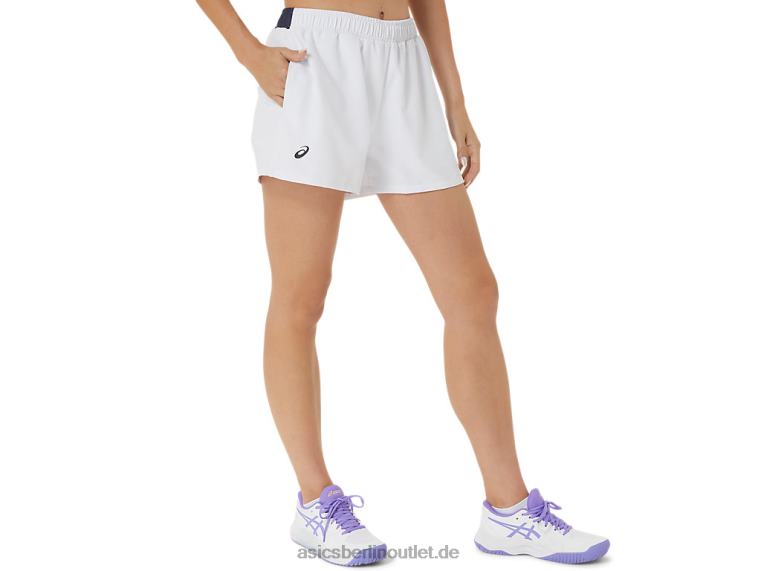 Damen-Courtshorts BL4N2474Asics strahlend weiß