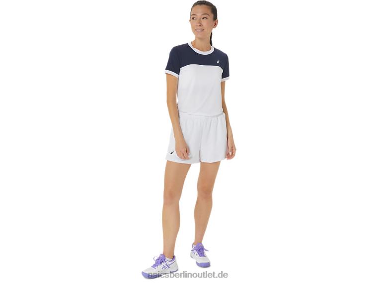 Damen-Courtshorts BL4N2474Asics strahlend weiß
