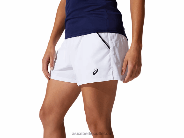 Damen-Courtshorts BL4N3795Asics strahlend weiß