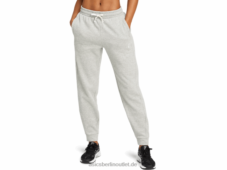 Damen-Fleece-Jogginghose BL4N4151Asics hellgraues Heidekraut