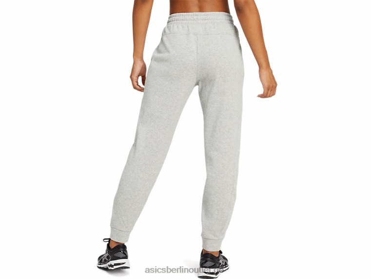 Damen-Fleece-Jogginghose BL4N4151Asics hellgraues Heidekraut