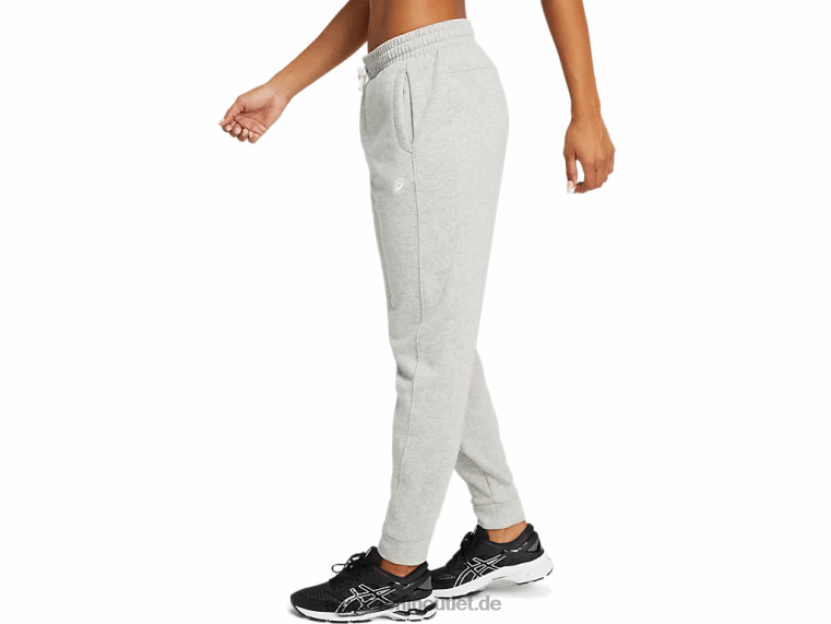Damen-Fleece-Jogginghose BL4N4151Asics hellgraues Heidekraut