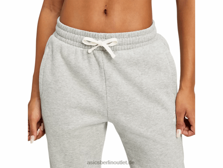 Damen-Fleece-Jogginghose BL4N4151Asics hellgraues Heidekraut