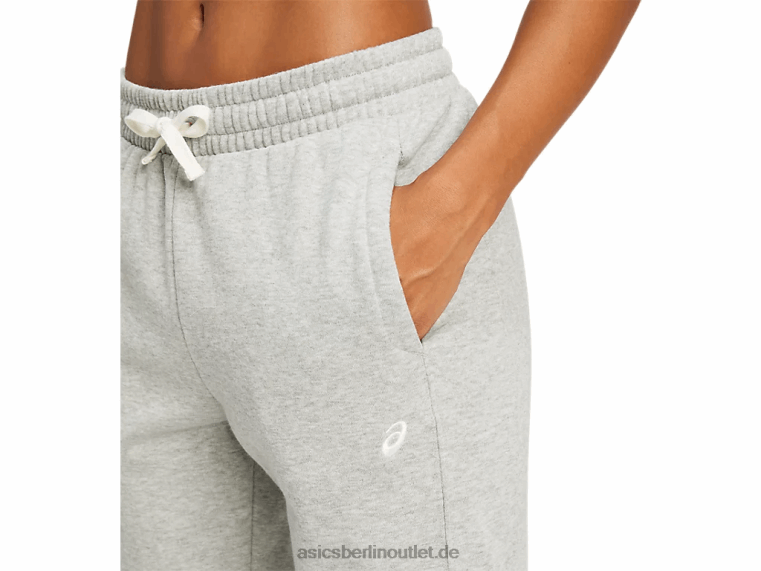 Damen-Fleece-Jogginghose BL4N4151Asics hellgraues Heidekraut