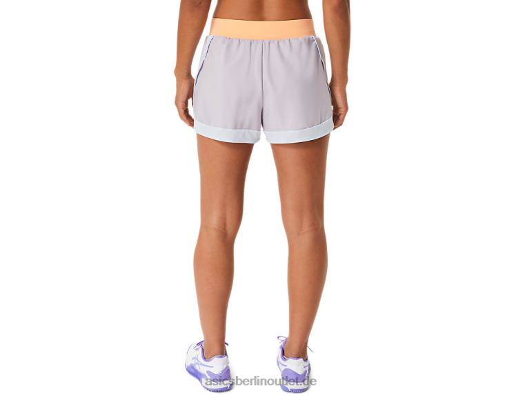 Damen-Match-Shorts BL4N2494Asics Dämmerungsviolett/Orange-Pop