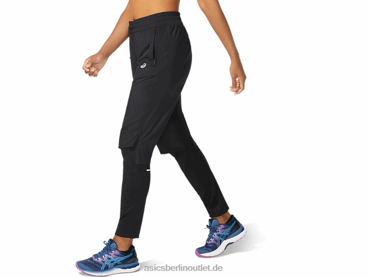 Damen-Rennhose BL4N4049Asics Leistung schwarz