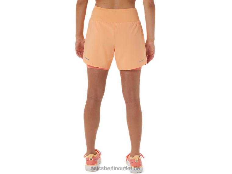 Damen-Straße 2-n-1 5,5 Zoll kurz BL4N2564Asics Sommerdüne/Papaya