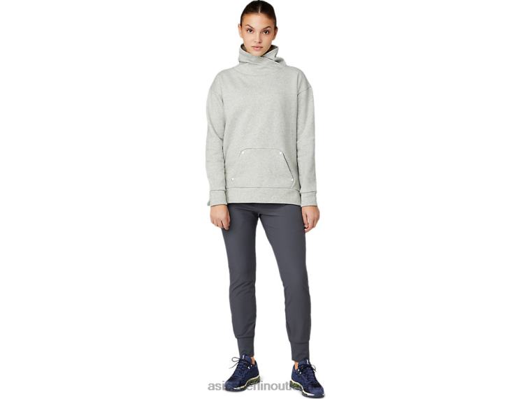 Damen-Stretchhose mit schmal zulaufendem Bein BL4N3640Asics Träger grau