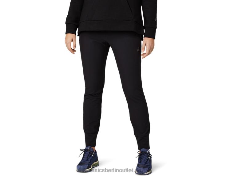 Damen-Stretchhose mit schmal zulaufendem Bein BL4N3642Asics Leistung schwarz