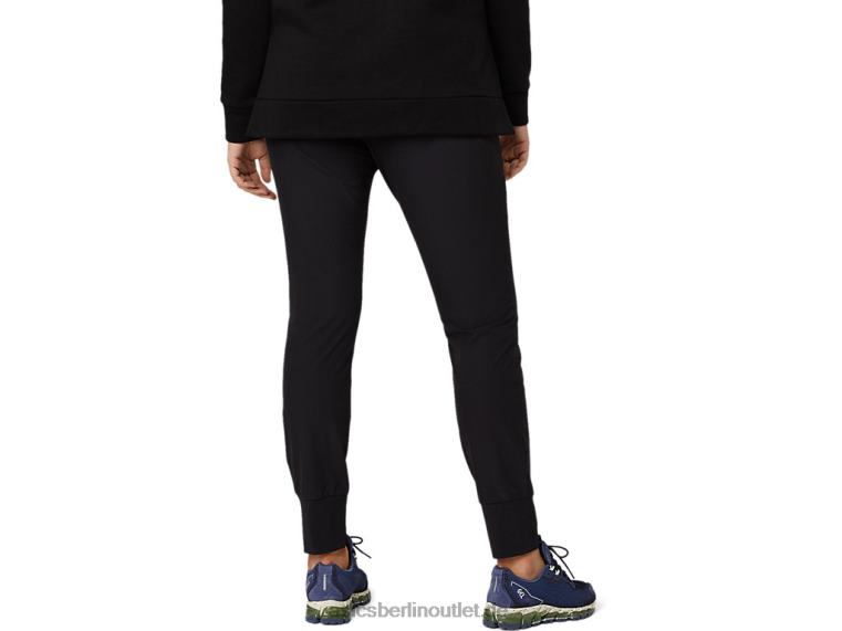 Damen-Stretchhose mit schmal zulaufendem Bein BL4N3642Asics Leistung schwarz