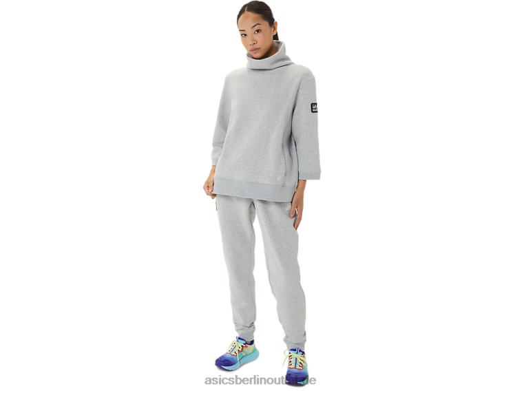 Damen-Sunday-Fleece-Jogginghose Lam BL4N3305Asics hellgraues Heidekraut