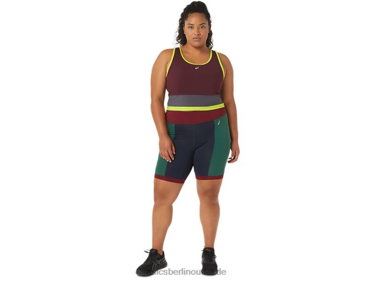 Damen, der neue starke, umfunktionierte Biker BL4N3368Asics Marine/Kardinal/Wald