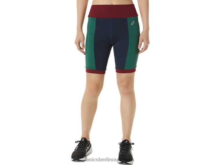 Damen, der neue starke, umfunktionierte Biker BL4N3368Asics Marine/Kardinal/Wald